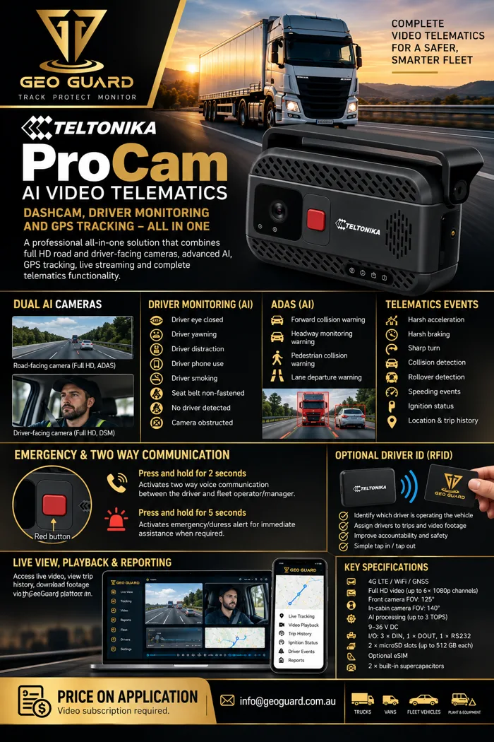 GeoGuard Teltonika ProCam flyer